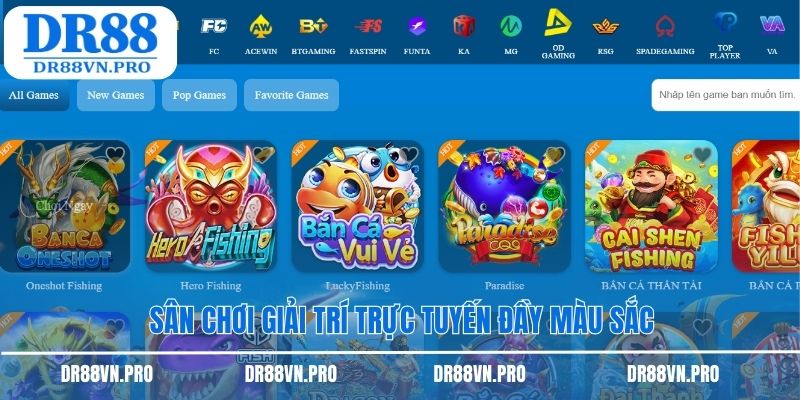 Sân chơi giải trí trực tuyến đầy màu sắc