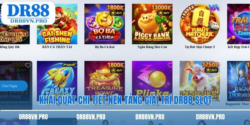Khái quát chi tiết nền tảng giải trí DR88 slot