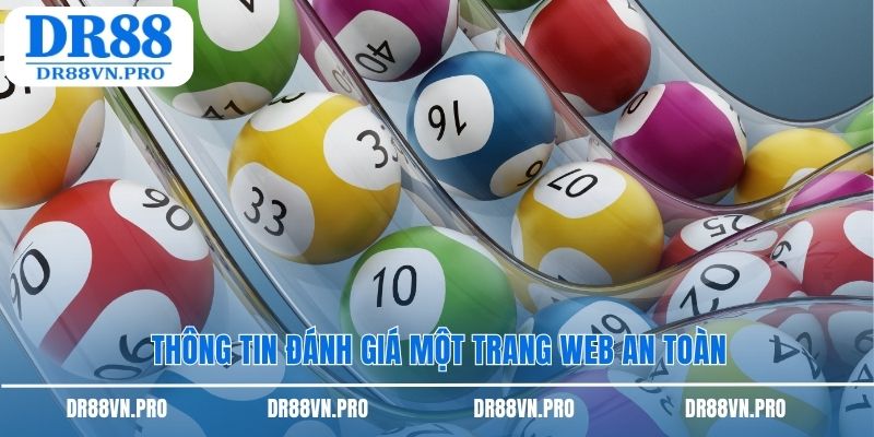 Thông tin đánh giá một trang web an toàn